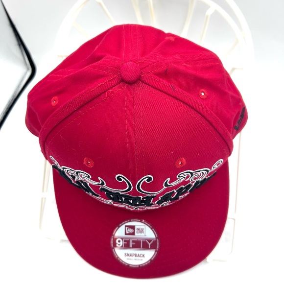 New Era Red Lil Wayne Embroidered Snapback Hat - Picture 8 of 10